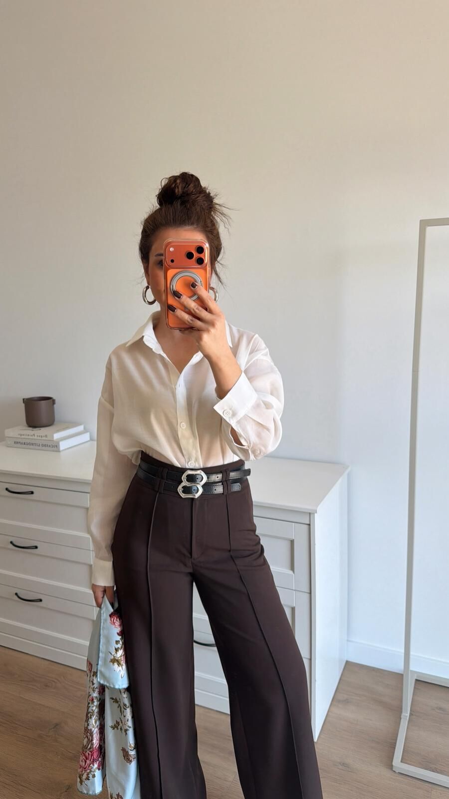 Transparan Beyaz Gömlek