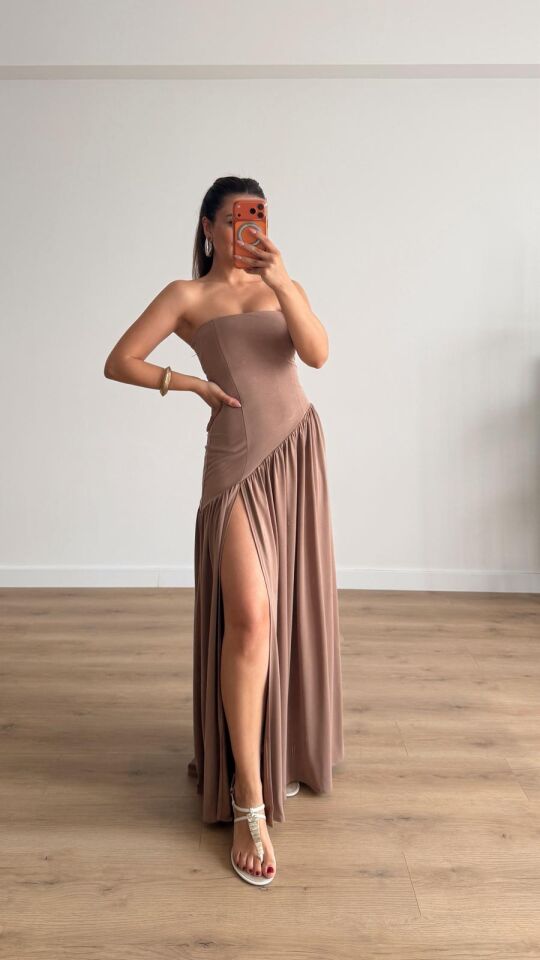 Arvena Kahve Elbise
