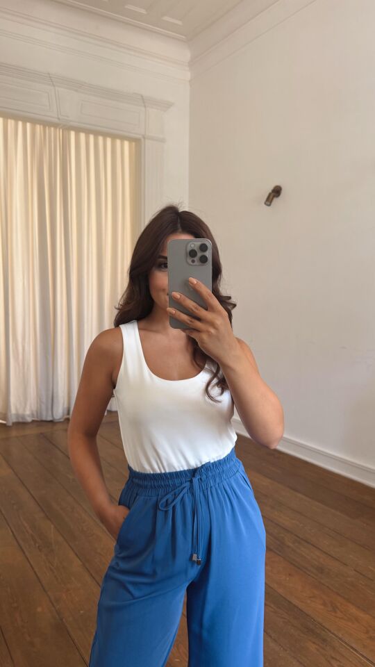 Pamuklu Kolsuz Atlet Beyaz1