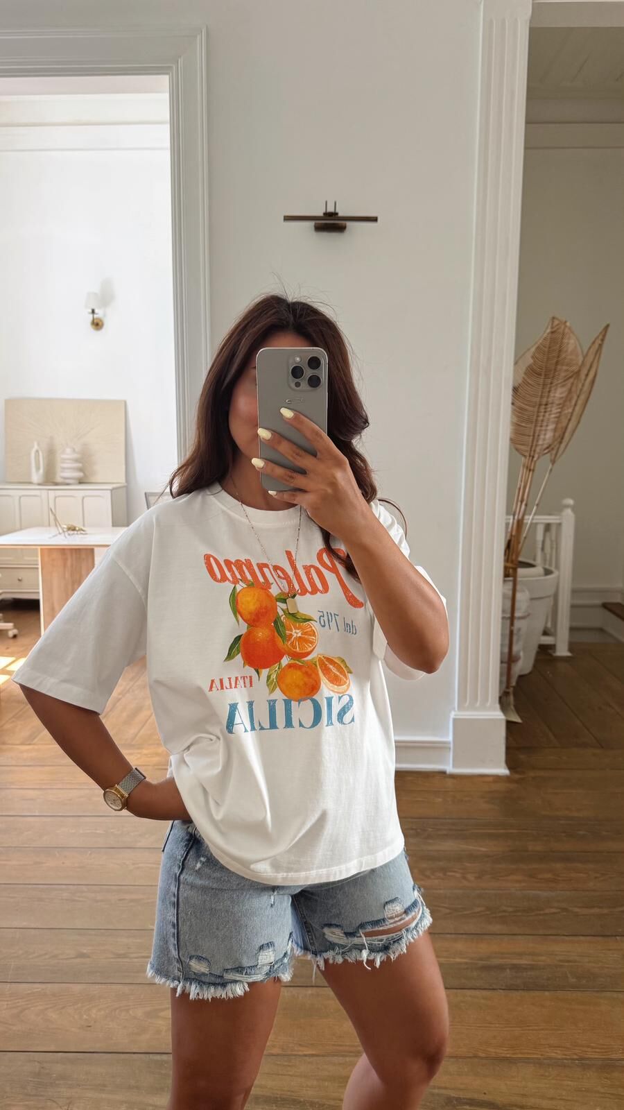 Sicilia Baskılı Tshirt