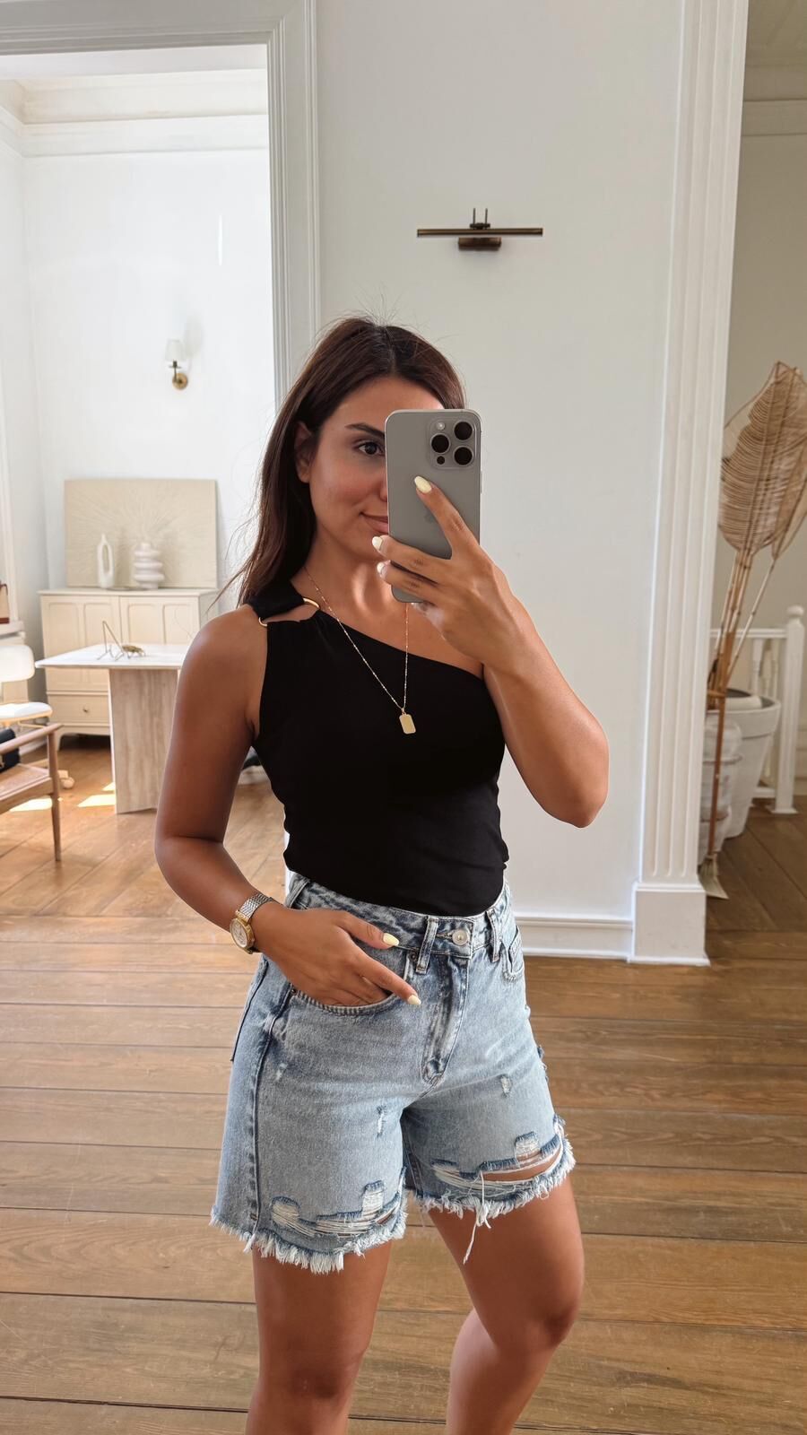 Kancalı Bluz  Siyah