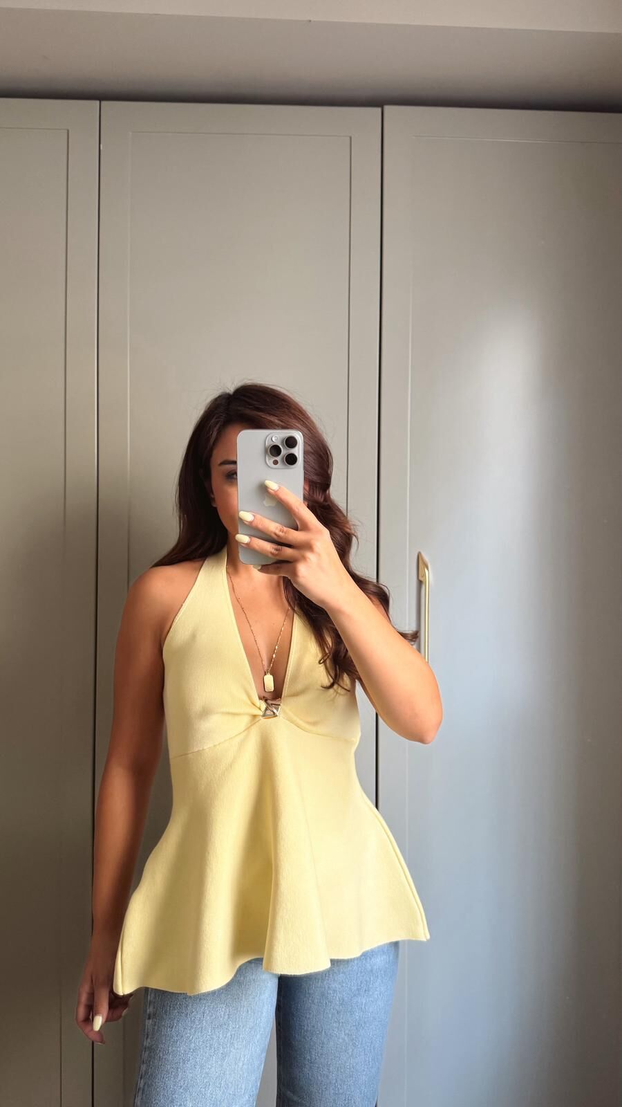 Çelik Triko Bluz Sarı