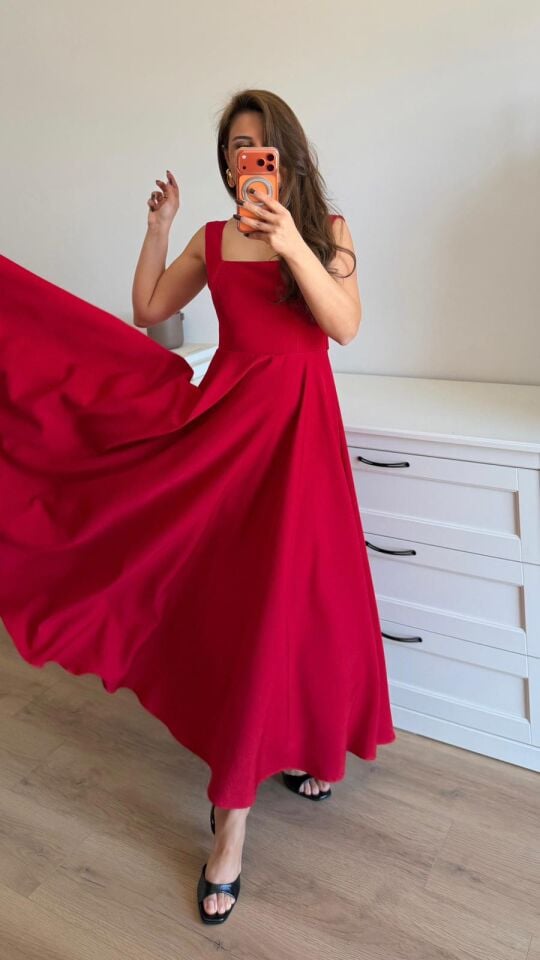 Valentina Kırmızı Elbise