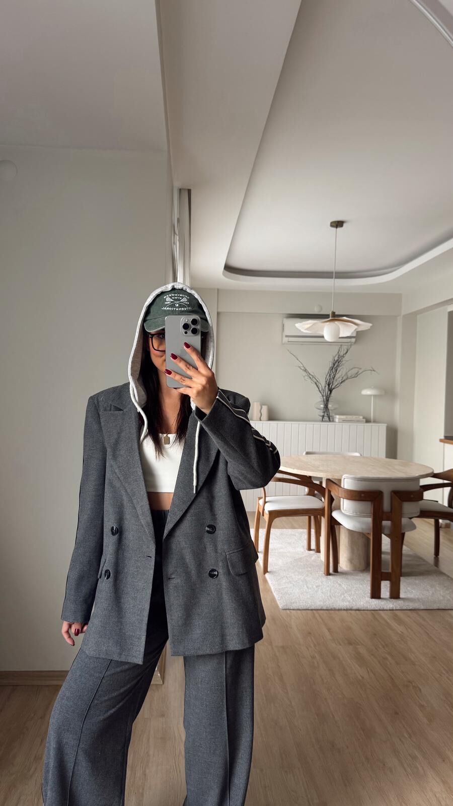 Harper Kapüşonlu Blazer