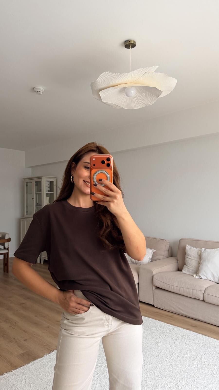 Basic Kahve Tişört