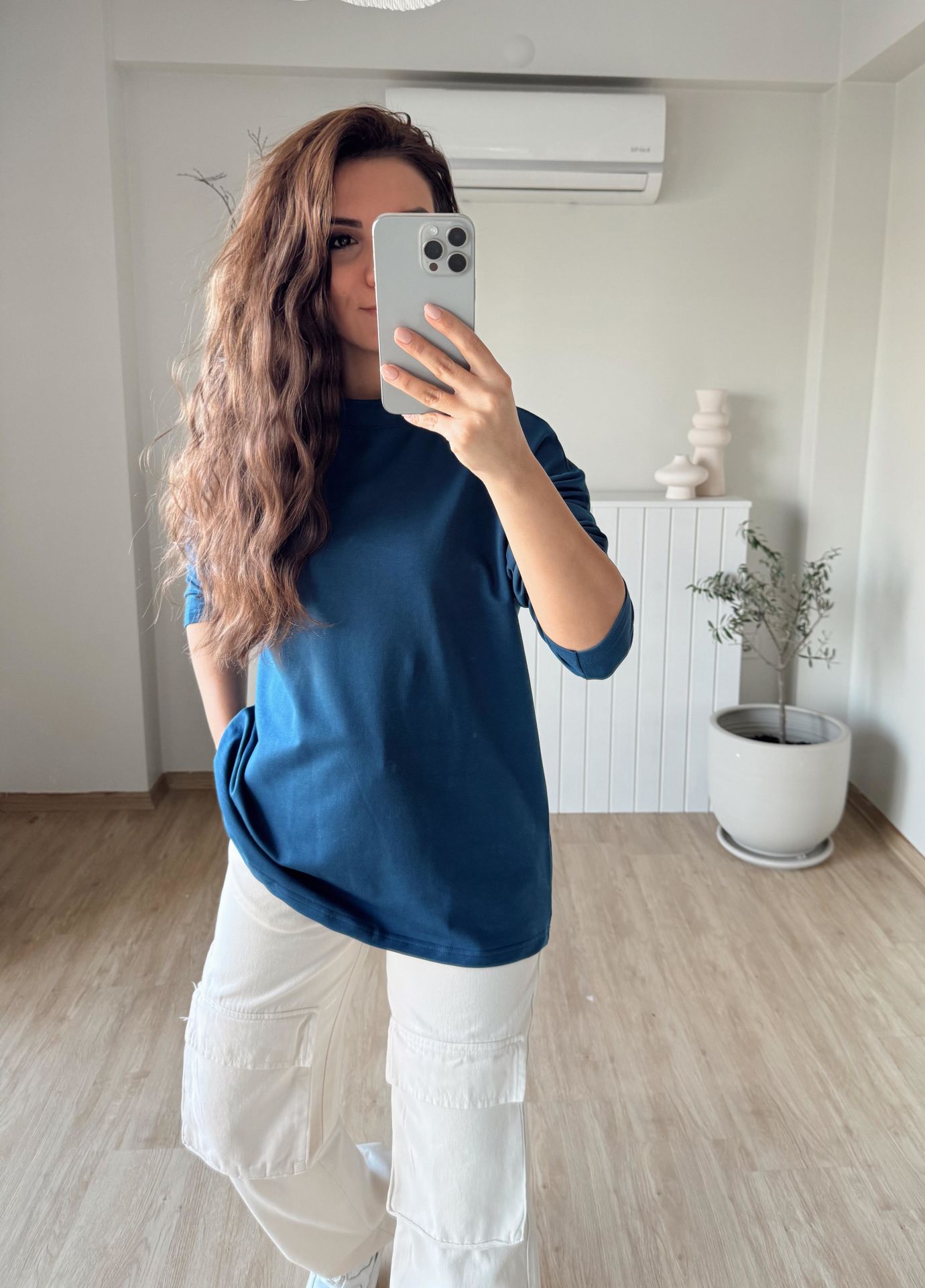 Pamuklu Basic-Lacivert