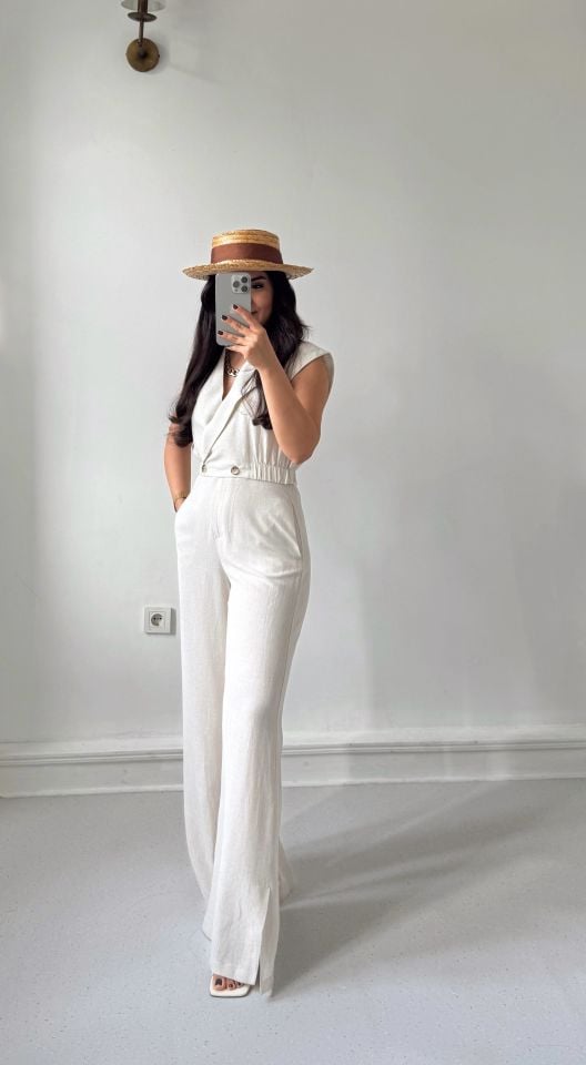Basic Keten Palazzo