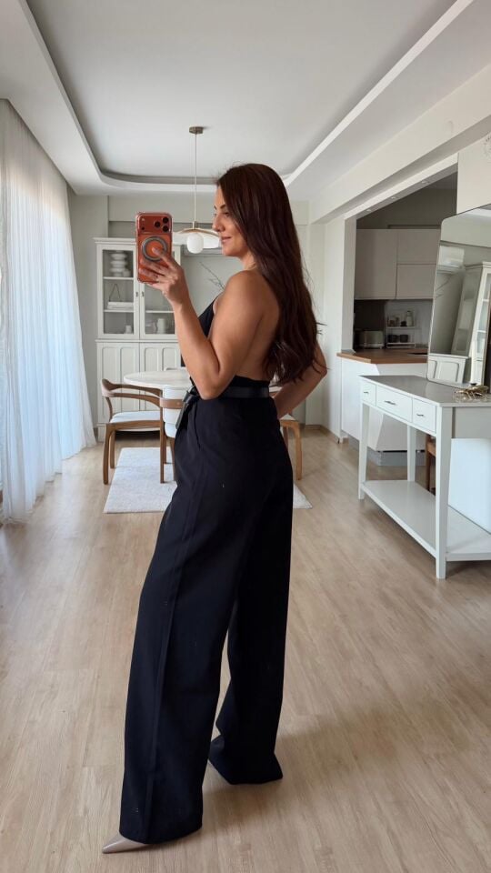 Jarse Aksesuarlı Bluz Siyah