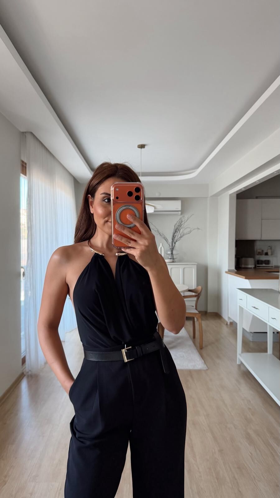 Jarse Aksesuarlı Bluz Siyah