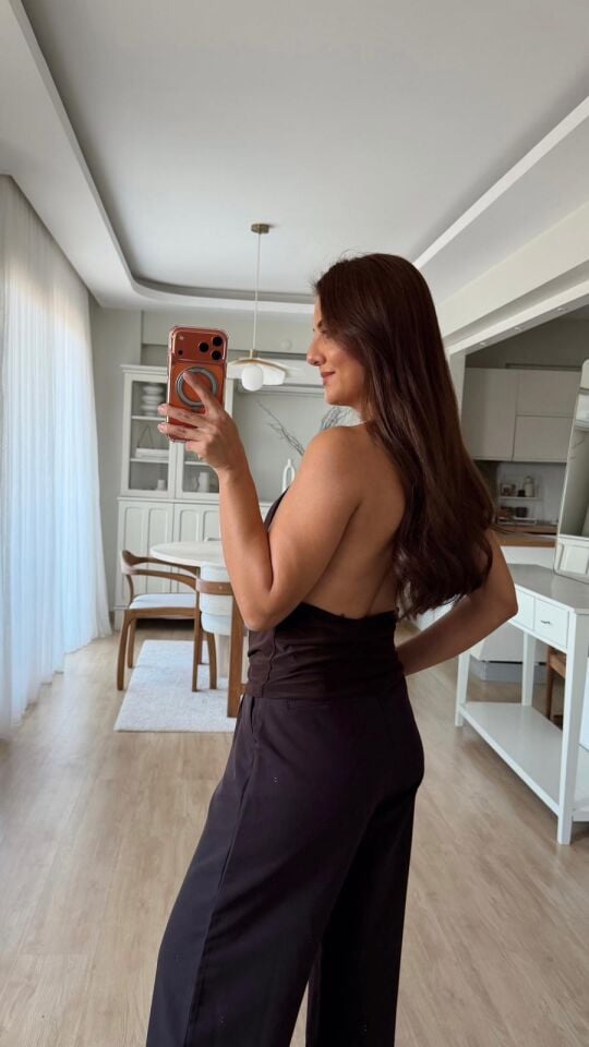 Jarse Aksesuarlı Bluz A.Kahve