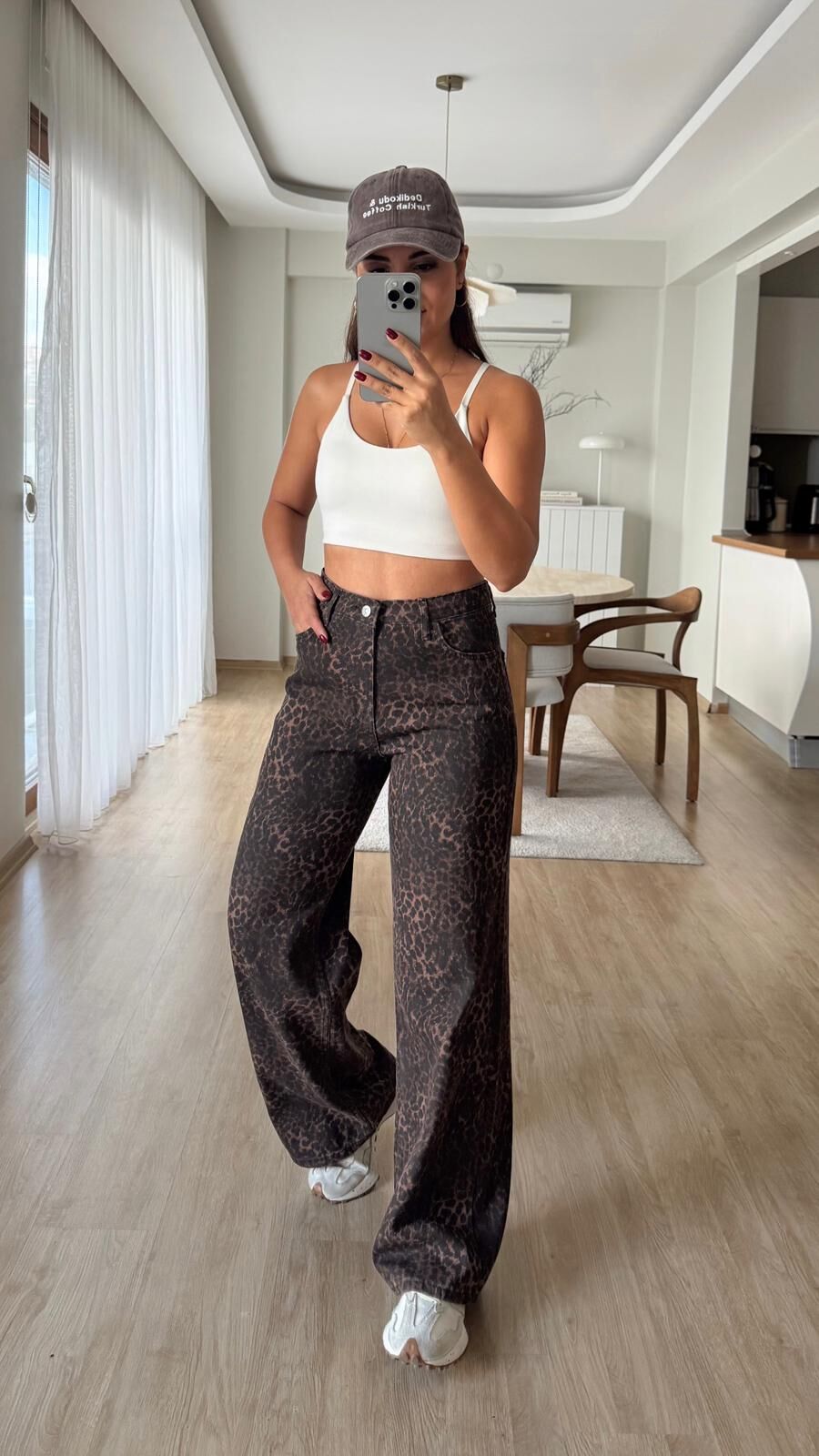 Leopar Denim Pantolon