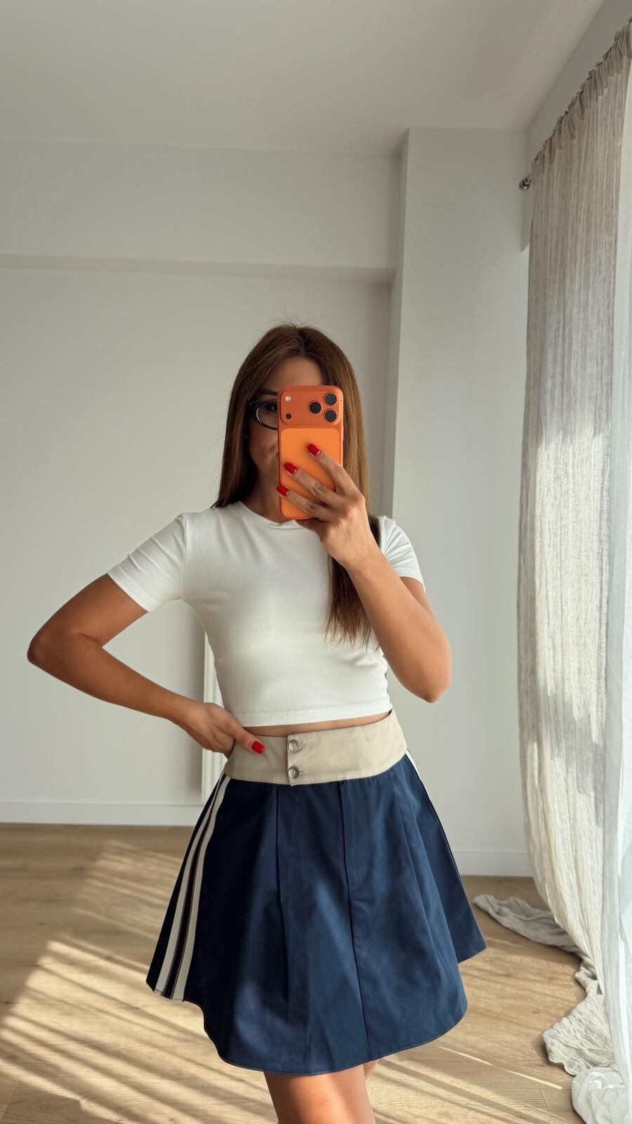 Basic Crop Tshirt Ekru