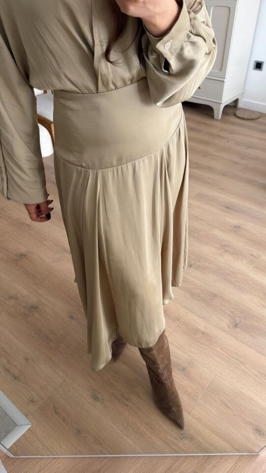 Asimetrik Saten Etek Adaçayı