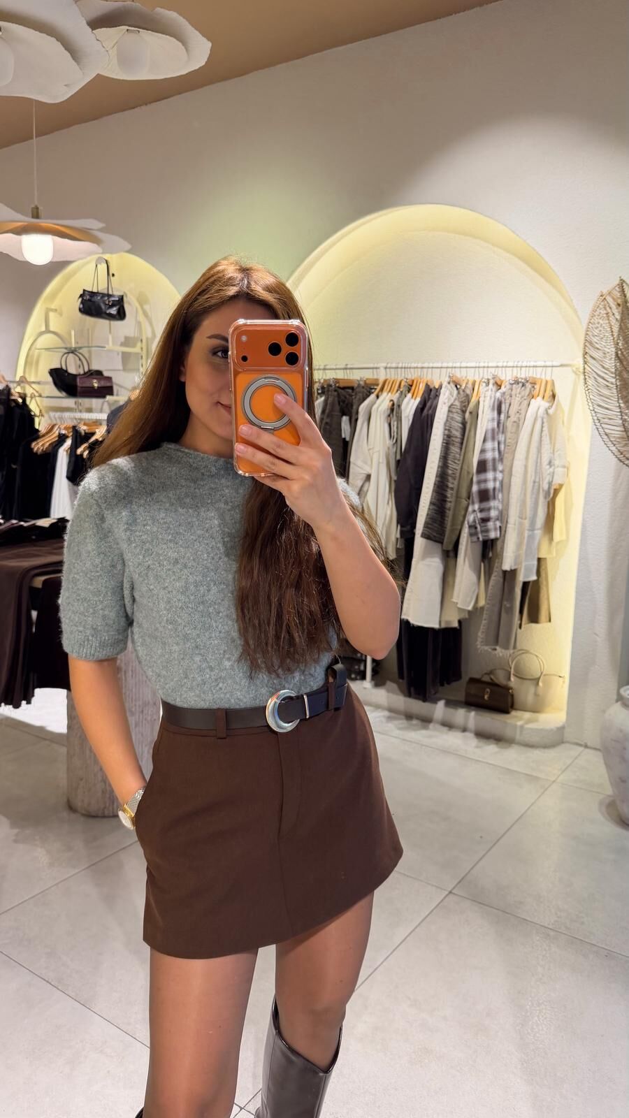 Kısa Kol Kazak Yeşil