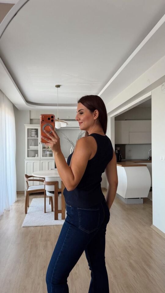 Lacivert Kolsuz Fitilli Atlet