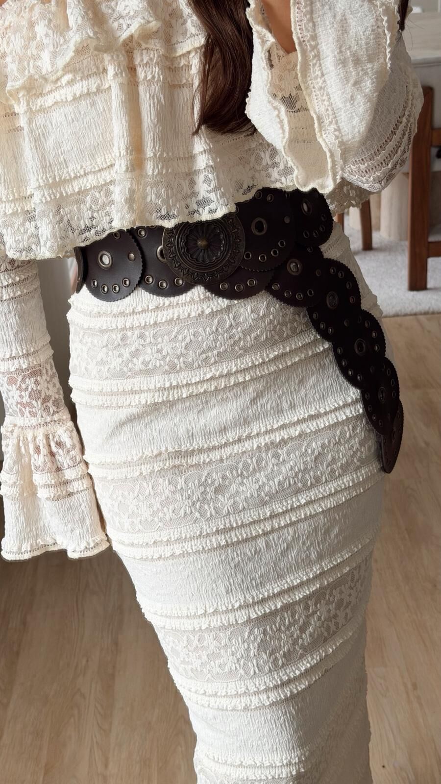 Deri Zımba Kahve Kemer