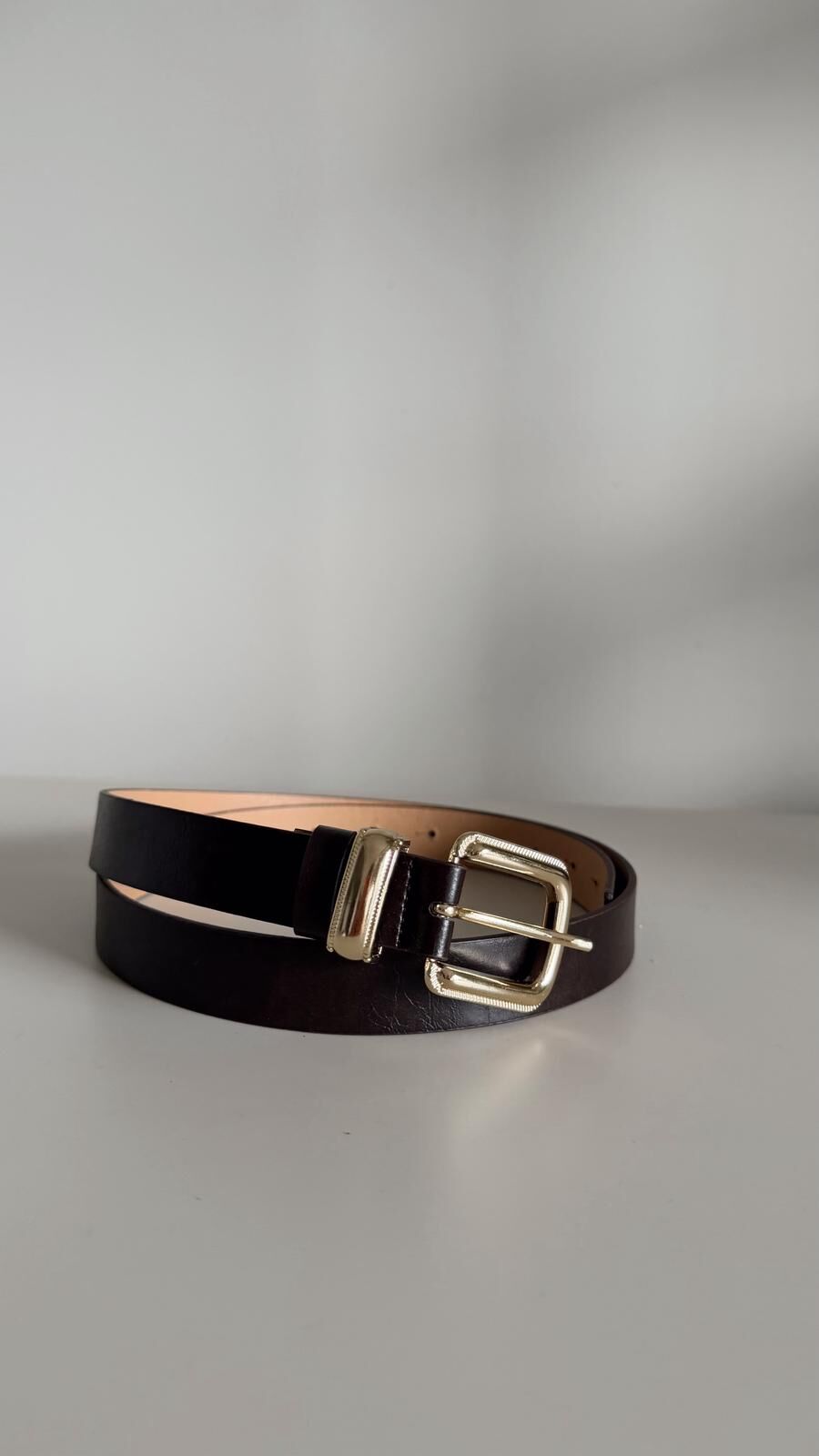 Gold Detay Kemer Kahve