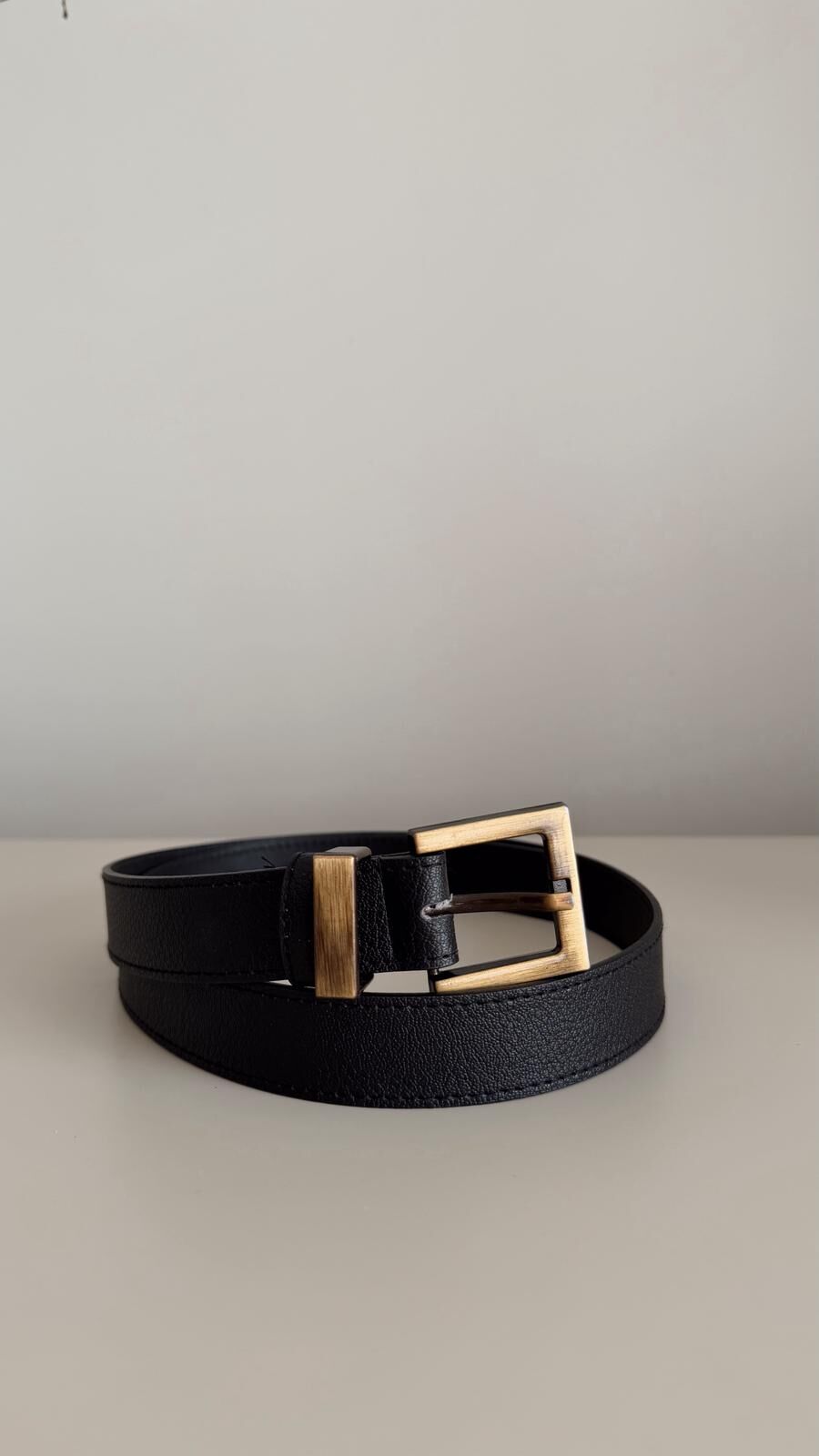 Kare Eskitme Toka Kemer Siyah